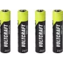 VOLTCRAFT Micro (AAA) NiMH akku 550 mAh 1,2 V Ready to Use, 4 kpl:n pakkaus (VC-17275405)