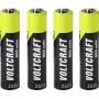 VOLTCRAFT Micro (AAA) NiMH-akku 800 mAh 1,2 V Ready to Use, 4 kpl:n pakkaus (VC-17275415)