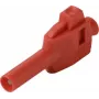 VOLTCRAFT MP-4 laboratorioliitin ruuviliitännällä, suora, 4 mm pistoke, punainen, 1 kpl (VC-17195255)
