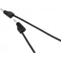 VOLTCRAFT MSB-100 musta 1 m mittausjohto 4 mm banaaniliitin 4 mm banaaniliittimeen CAT III 1000V CAT IV 600V 19A VC-15443090