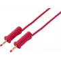VOLTCRAFT MSB-132 1 m punainen mittauskaapeli 4 mm pistoke - 4 mm pistoke 10A 1000V CAT II VC-18709980