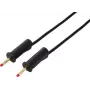 VOLTCRAFT MSB-132 2 m musta turvamittausjohto, 4 mm pinottavat liittimet, 32 A, 1000 V CAT III VC-18709995