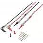 VOLTCRAFT MSL-530 mittausjohtosarja 4 mm banaaniliitin mittauskärkeen 1 m musta/punainen 1 pari VC-17766110