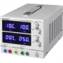 VOLTCRAFT MSP-3010 säädettävä stabiloitu AC- ja DC-laboratoriovirtalähde 0-30 V 0-10 A 2x 300 W 4 mm banaaniliitin kaksoislähtö (VC-17370145)