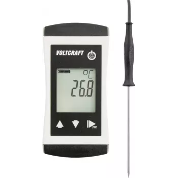 VOLTCRAFT PTM 100 + TPT-203 -lämpömittari Pt1000-anturilla, -200 - +450 °C, IP65