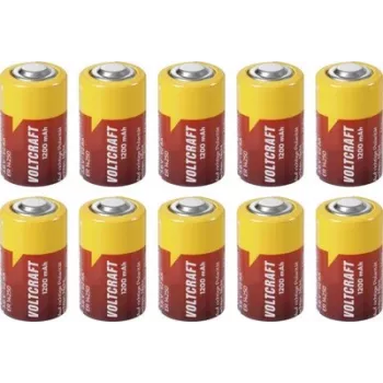 VOLTCRAFT erikoisparisto 1/2AA Button-Top Li-SOCl2 3,6 V 1200 mAh 10 kpl (VC-17256075)