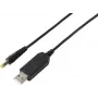 VOLTCRAFT USB–12V-DC-ylöspäinmuunnin 5,5x2,1 mm virtaliittimellä ja sovitinsarjalla, 12W, 1A, musta (VC-18218585)