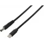 VOLTCRAFT USB-jännitemuunnin DC 5,5 x 2,1 mm musta DC/DC-ylöspäinmuunnin DC-sovittimella (VC-18218595)