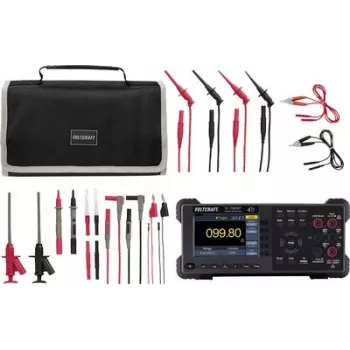 VOLTCRAFT VC-11015335+VC-18652750+VC-11732520 True RMS -digitaalimittari dataloggertoimella, OLED, CAT III 1000V/CAT IV 600V