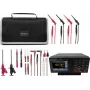 VOLTCRAFT VC-11785300+VC-18652750 universaali älylaturi NiMH/NiCd AA, AAA, C, D, 9V LCD-näytöllä, 4+2 kanavaa, sis. 4x VARTA AA 2100mAh