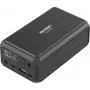 VOLTCRAFT VC-2700 varavirtalähde 27000 mAh USB PD 3.0, USB PD 2.0, PPS, pikalataus Li-Ion musta, samanaikainen lataus ja purku, tilanäyttö (VC-18192885)