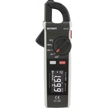 VOLTCRAFT VC-321 ISO kalibroitu digitaalinen pihtimittari CAT II 600V CAT III 300V 2000 Counts VC-15815575