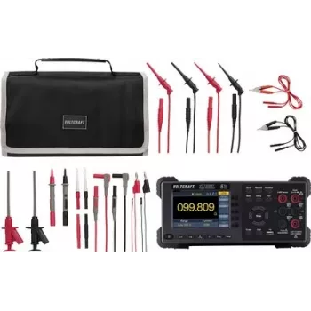 VOLTCRAFT VC-7200BT pöytämultimetri MLSET-120-mittausjohdoilla (VC-11015340+VC-18652750+VC-11732520)