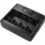 VOLTCRAFT VC-BC-5100 pyöreäkennolaturi NiMH, NiCd, Li-Ion AA, AAA, C, D, 9 V-paristolle VC-17665940