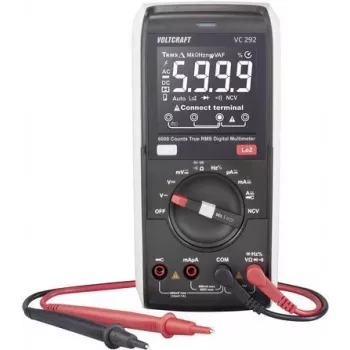 VOLTCRAFT VC292 True RMS digitaalinen yleismittari CAT III 600 V 6000 Counts VC-12884315