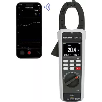 VOLTCRAFT VC791 True RMS -digitaalinen virtapihti CAT III 1500 V / CAT IV 600 V, 6000 counts, AC/DC 1000 A VC-15078320