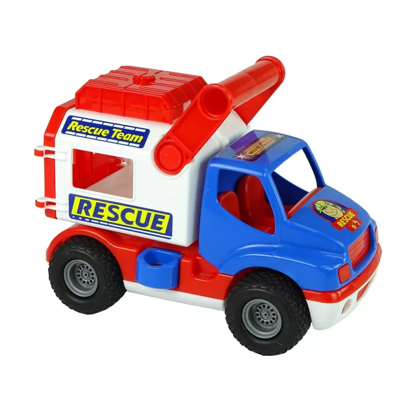 WADER POLESIE sininen ja valkoinen ConsTruck Rescue Car 41937
