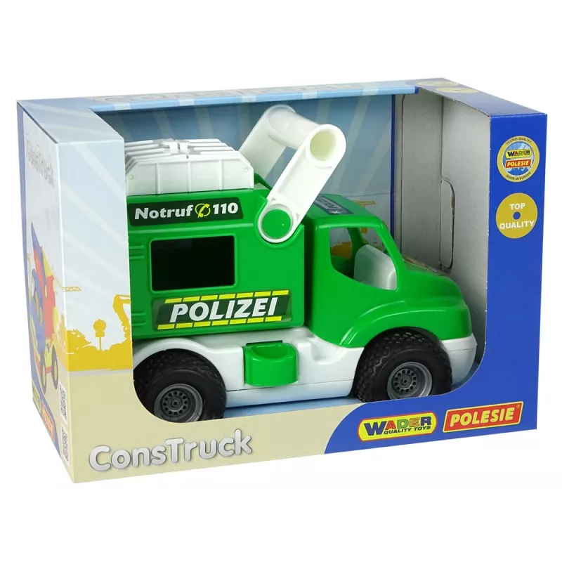 WADER POLESIE poliisiauto ConsTruck vihreä 41906