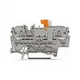 WAGO 2002-1671 2-johdin erotus- ja mittausliitin Push-in CAGE CLAMP -tekniikalla, harmaa