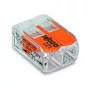 WAGO 221-412 2-johdin kompakti liitosliitin, 0,2-4 mm², 100 kpl
