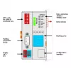 WAGO 750-348 ECO CANopen kenttäväyläliitin, D-Sub 9-napainen, 24 VDC, DIN-kisko, harmaa