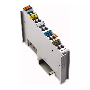 WAGO 750-550 2-kanavainen analogialähtömoduuli 0-10V, vaaleanharmaa