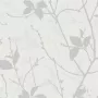 Tapetti 122433 Belle, valkoinen/hopea