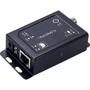 Wantec 2wIP E adapteri PoE-BNC-asiakas/vastaanotin 1-portti
