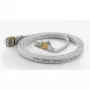 Wantec Flat FTP CAT6 -verkkokaapeli 10m valkoinen