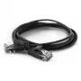Wantec verkkokaapeli UTP CAT6a 25m musta
