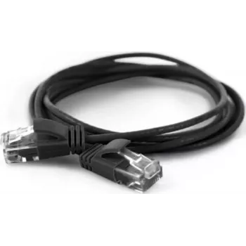 Wantec verkkokaapeli UTP CAT6a d=2,8 mm 20,00 m musta
