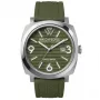 WatchPeople naisten 700998 45mm analoginen kvartsikello musta kellotaulu PU-nahkaranneke