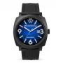 WATCHPEOPLE naisten 700992 analoginen kvartsikello 45mm musta kellotaulu aito nahkaranneke