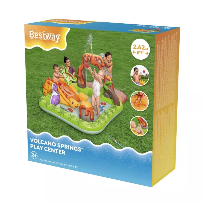 Vesileikkipaikka dinosaurusten tulivuoripallot Bestway 53172