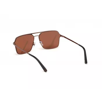 WEB EYEWEAR MAN WE0261-6036E aurinkolasit havanna/ruskea asetaattikehys vihreä polykarbonaattilinssi 60/14/145 mm