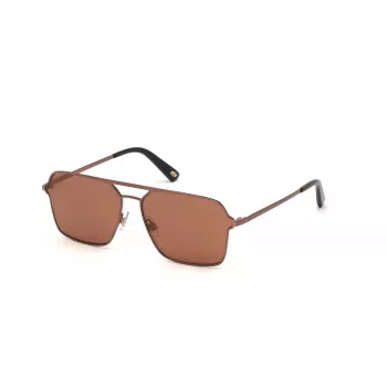 WEB EYEWEAR MAN WE0261-6036E aurinkolasit havanna/ruskea asetaattikehys vihreä polykarbonaattilinssi 60/14/145 mm