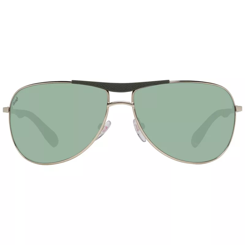 WEB EYEWEAR MAN WE0296-6632P polarisoidut suorakaiteen muotoiset aurinkolasit musta/harmaa 66/14/125 mm