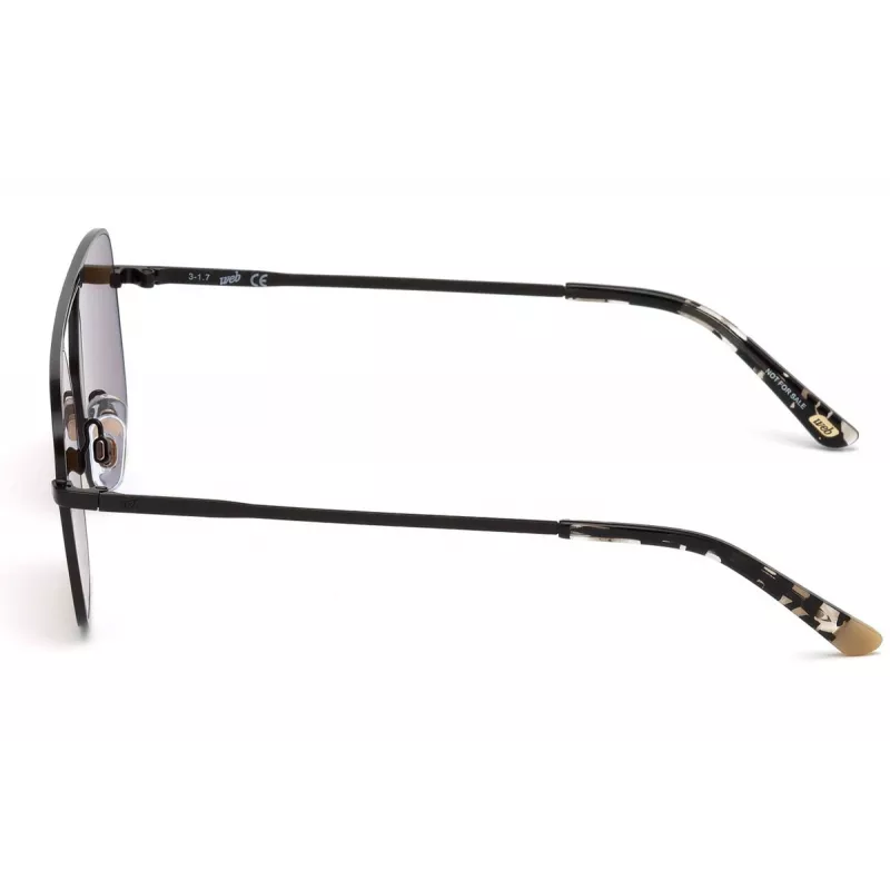WEB EYEWEAR miesten aurinkolasit WE0209-02G Havana-asetaatti vihreä polykarbonaattilasi 53 mm