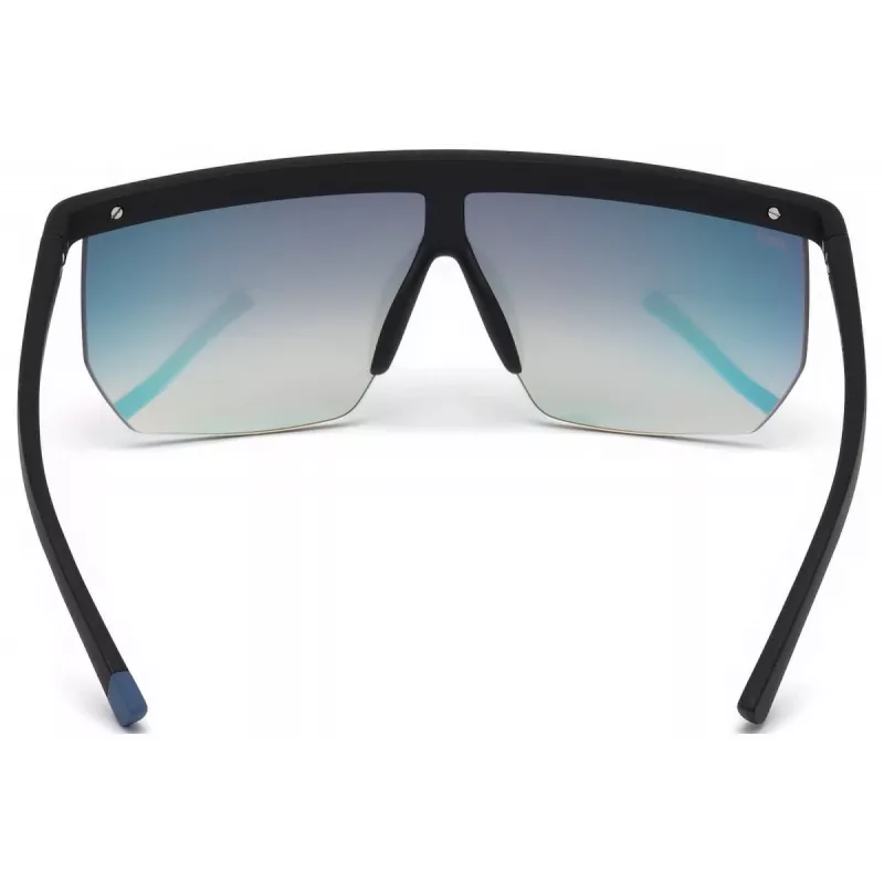 WEB EYEWEAR miesten aurinkolasit WE0221-02Z musta asetaattikehys harmaat linssit UV400