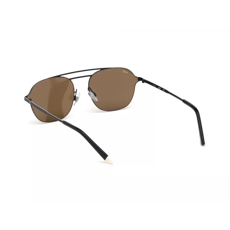 WEB EYEWEAR unisex-aurinkolasit WE0248-5802G musta harmaa liukuväri 58/18/145 mm
