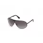 WEB EYEWEAR unisex-aurinkolasit WE0282-0001B musta kehys harmaat linssit UV400 kategoria 3