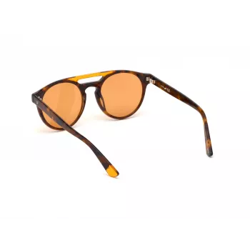 WEB EYEWEAR unisex WE0262-5156J suorakaiteen muotoiset asetaatti-aurinkolasit havanna/ruskea liukuväri linssi 51/19/145 mm UV400