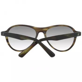 WEB EYEWEAR WE0128-5494N unisex-aurinkolasit Havana asetaattikehys ruskeat polykarbonaattilinssit 54mm