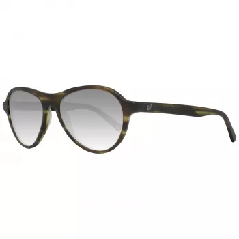 WEB EYEWEAR WE0128-5494N unisex-aurinkolasit Havana asetaattikehys ruskeat polykarbonaattilinssit 54mm