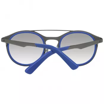 WEB EYEWEAR WE0143-4991X unisex-aurinkolasit, neliömäinen asetaattikehys, harmaat linssit, 49/22/140 mm