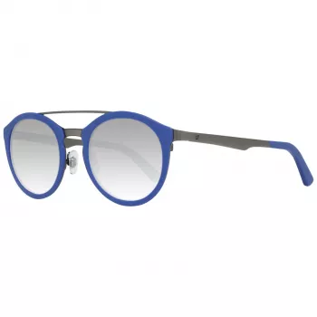 WEB EYEWEAR WE0143-4991X unisex-aurinkolasit, neliömäinen asetaattikehys, harmaat linssit, 49/22/140 mm