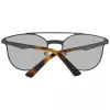 WEB EYEWEAR WE0190-0009C unisex aurinkolasit - geometrinen musta kehys, harmaat linssit