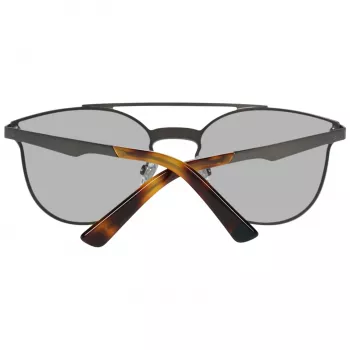WEB EYEWEAR WE0190-0009C unisex aurinkolasit - geometrinen musta kehys, harmaat linssit