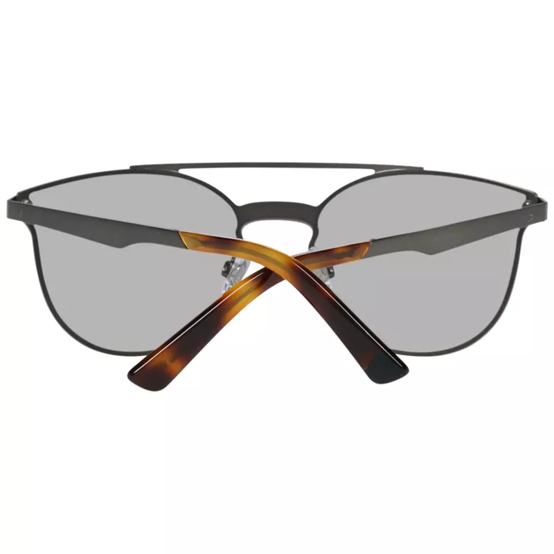WEB EYEWEAR WE0190-0009C unisex aurinkolasit - geometrinen musta kehys, harmaat linssit