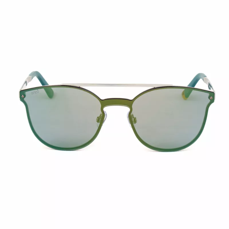 WEB EYEWEAR WE0190-09Q unisex-aurinkolasit - geometrinen asetaattikehys UV400-polykarbonaattilinsseillä